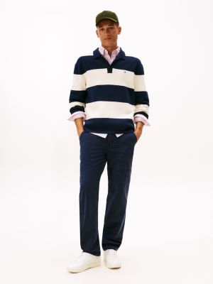 Regular Fit Garment-Dyed Utility Pant, Dark Navy