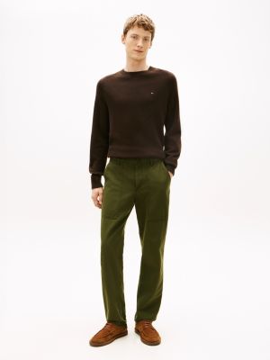 Regular Fit Garment-Dyed Utility Pant, Arctic Spruce