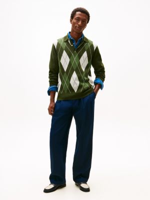 Pleated Twill Wide Leg Pant, Dark Navy