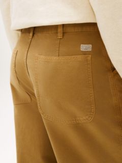 Garment-Dyed Regular Fit Carpenter Pant — Camel 3