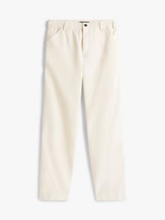 Garment-Dyed Regular Fit Carpenter Pant — Ivory Silk 5