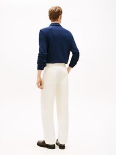 Garment-Dyed Regular Fit Carpenter Pant — Ivory Silk 4