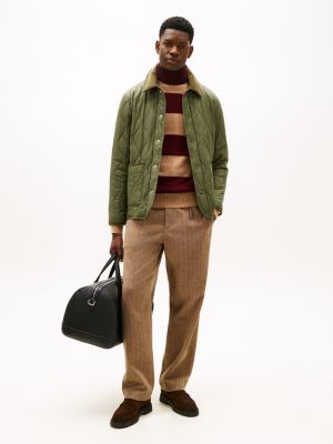 Brushed Herringbone Pant, Light Brown Herringbone