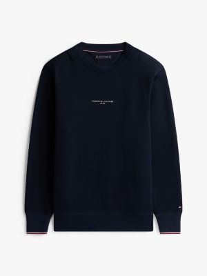 Tommy Logo Tipped Sweatshirt, Navy