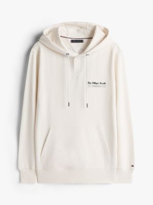 Hilfiger Statement Logo Hoodie, Ivory Petal