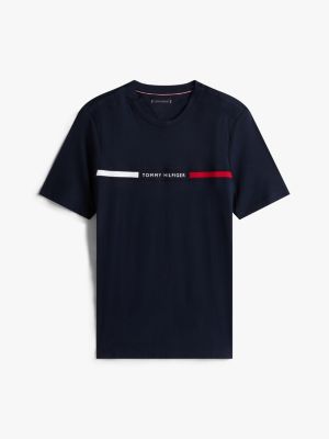 Hilfiger Chest Stripe T-Shirt, Navy