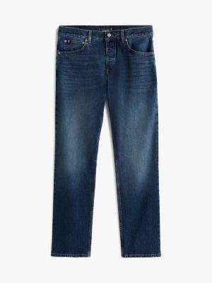 Distressed Straight Jean, Kells Blue