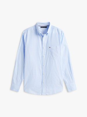 Regular Fit Twill Check Shirt, Vessel Blue Check