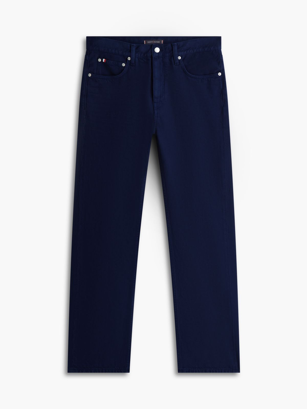 Garment-Dyed Regular Straight Jean — Denim Navy