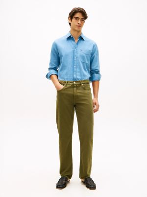 Мужские джинсы Tommy Hilfiger Garment-Dyed Regular Straight Jean — фото 2