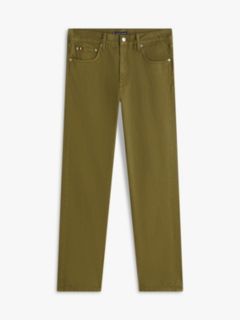 Garment-Dyed Regular Straight Jean — Dark Artichoke 5