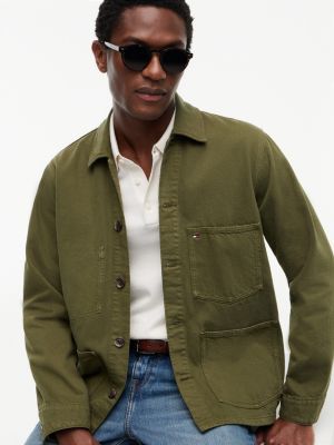 Мужские куртки Tommy Hilfiger Garment-Dyed Denim Chore Jacket — фото 3