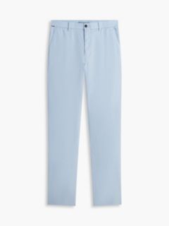 Linen-Blend Straight Chino — Blue Cloud 5