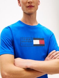 Flag Box Logo T-Shirt — Regal Blue 2