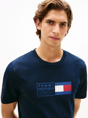 Мужские футболки Tommy Hilfiger Flag Box Logo T-Shirt — фото 2