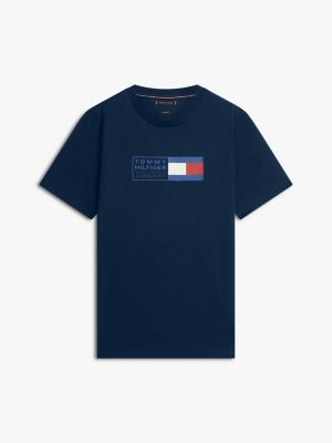 Мужские футболки Tommy Hilfiger Flag Box Logo T-Shirt — фото 5