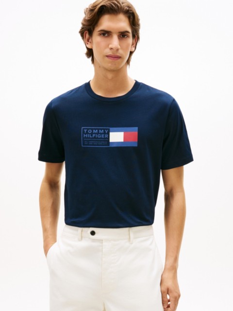 Мужские футболки Tommy Hilfiger Flag Box Logo T-Shirt