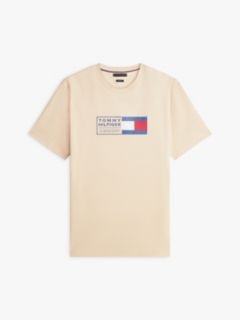 Flag Box Logo T-Shirt — Sandalwood 5