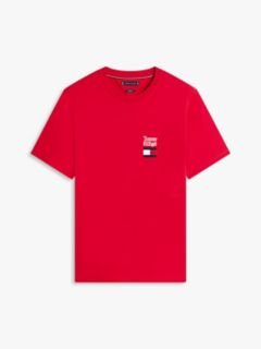 Stacked Logo T-Shirt — Medium Red 5
