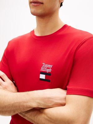 Мужские футболки Tommy Hilfiger Stacked Logo T-Shirt — фото 3
