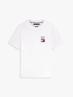 Stacked Logo T-Shirt — White 5