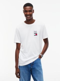Stacked Logo T-Shirt — White 1
