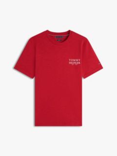 Back Logo Graphic Slub Cotton T-Shirt — Regatta Red 5