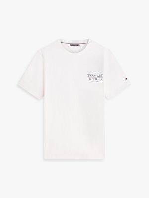 Мужские футболки Tommy Hilfiger Back Logo Graphic Slub Cotton T-Shirt — фото 5