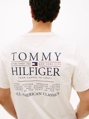 Мужские футболки Tommy Hilfiger Back Logo Graphic Slub Cotton T-Shirt — фото 3