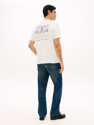 Мужские футболки Tommy Hilfiger Back Logo Graphic Slub Cotton T-Shirt — фото 4
