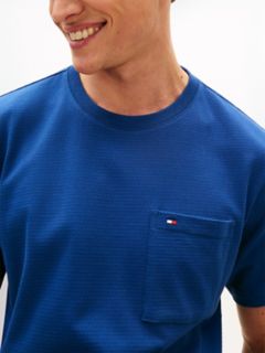 Mesh Jersey Pocket T-Shirt — Blue 3
