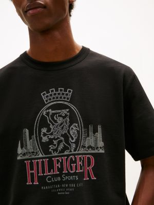 Мужские футболки Tommy Hilfiger Hilfiger Crest Graphic Slub T-Shirt — фото 2