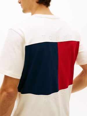 Мужские футболки Tommy Hilfiger Relaxed Fit Back Flag Logo T-Shirt — фото 3