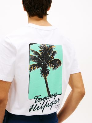 Мужские футболки Tommy Hilfiger Palm Tree Back Graphic T-Shirt — фото 3