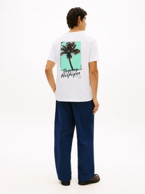 Мужские футболки Tommy Hilfiger Palm Tree Back Graphic T-Shirt — фото 4