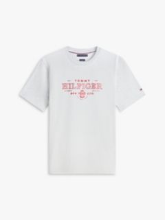 Hilfiger NYC Logo Heavyweight T-Shirt — Light Grey Heather 5