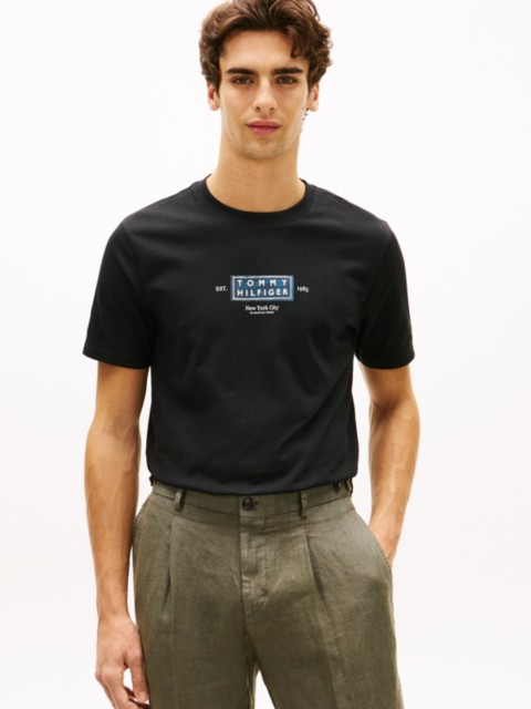 Мужские футболки Tommy Hilfiger NYC Logo Heavyweight T-Shirt