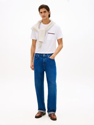 Мужские футболки Tommy Hilfiger Signature Stripe Pocket Pique T-Shirt — фото 2