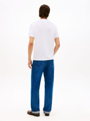 Мужские футболки Tommy Hilfiger Signature Stripe Pocket Pique T-Shirt — фото 4