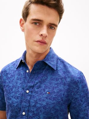 Мужские рубашки Tommy Hilfiger Palm Print Jacquard Shirt — фото 2