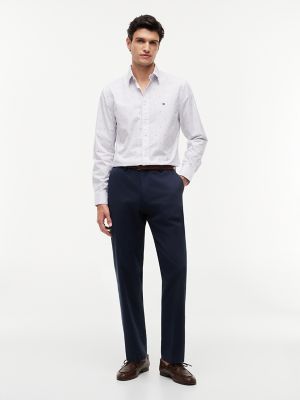 Мужские рубашки Tommy Hilfiger Regular Fit Allover Dot Fil Coupe Shirt — фото 2