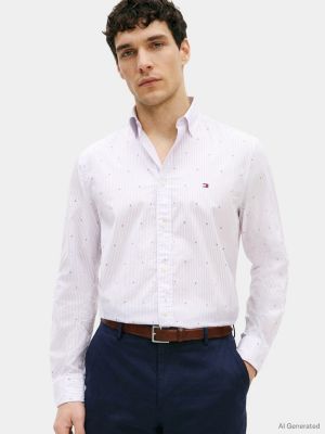 Regular Fit Allover Dot Fil Coupe Shirt