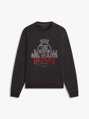 Мужские худи Tommy Hilfiger Embroidered Crest Logo Sweatshirt — фото 4