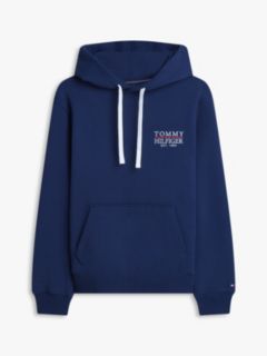 Embroidered Monotype Logo Hoodie — Light Navy 5