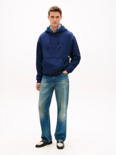 Back Flag Logo Pullover Hoodie — Light Navy 3