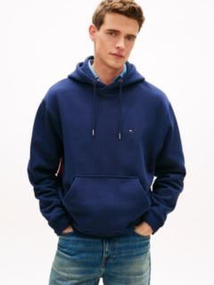 Back Flag Logo Pullover Hoodie — Light Navy 1