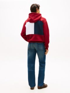 Back Flag Logo Pullover Hoodie — Regatta Red 4