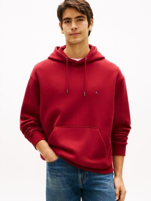 Back Flag Logo Pullover Hoodie, Regatta Red