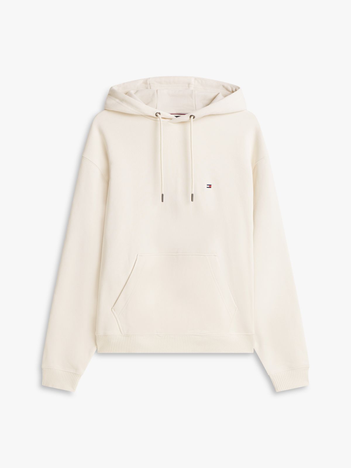 Back Flag Logo Pullover Hoodie — Ivory Petal