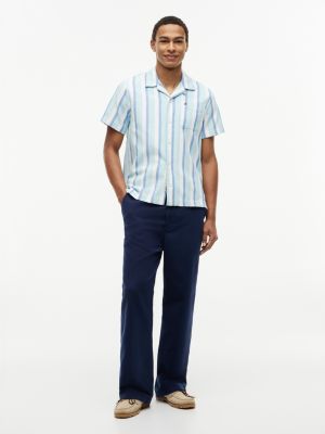 Мужские рубашки Tommy Hilfiger Regular Fit Twill Camp Shirt — фото 2